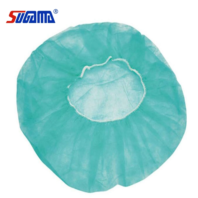 OEM Non Woven Fabric PP Disposable Biodegradable Bouffant Surgical Cap