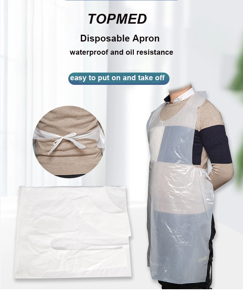 Good Quality Medical Non Woven Disposable Machine Restaurant Apron