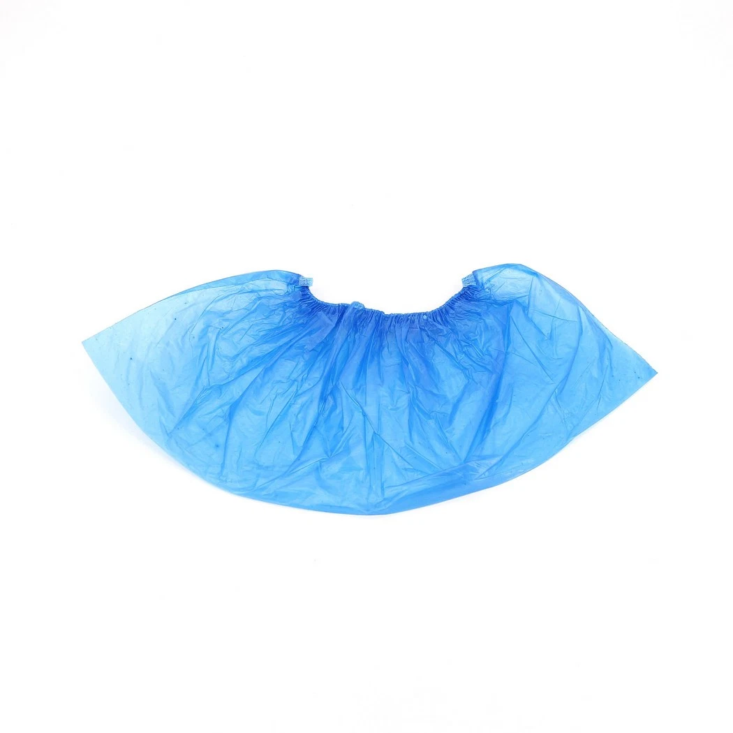 Surgical Disposable Waterproof Anti-Slip Anti-Static Protective Blue/White PP/PE/CPE Shoe Cover for Hospital Use