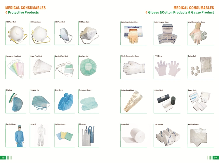 Medical Nose and Mouth of Patients Breathing Hard Disposable PE Packing Medical Nebulizer Mask