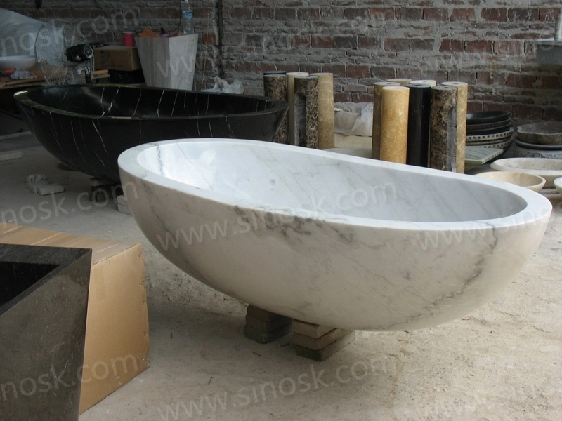 Stone Jacuzzi Bathtub Granite Marble Bath Tub for Bathroom