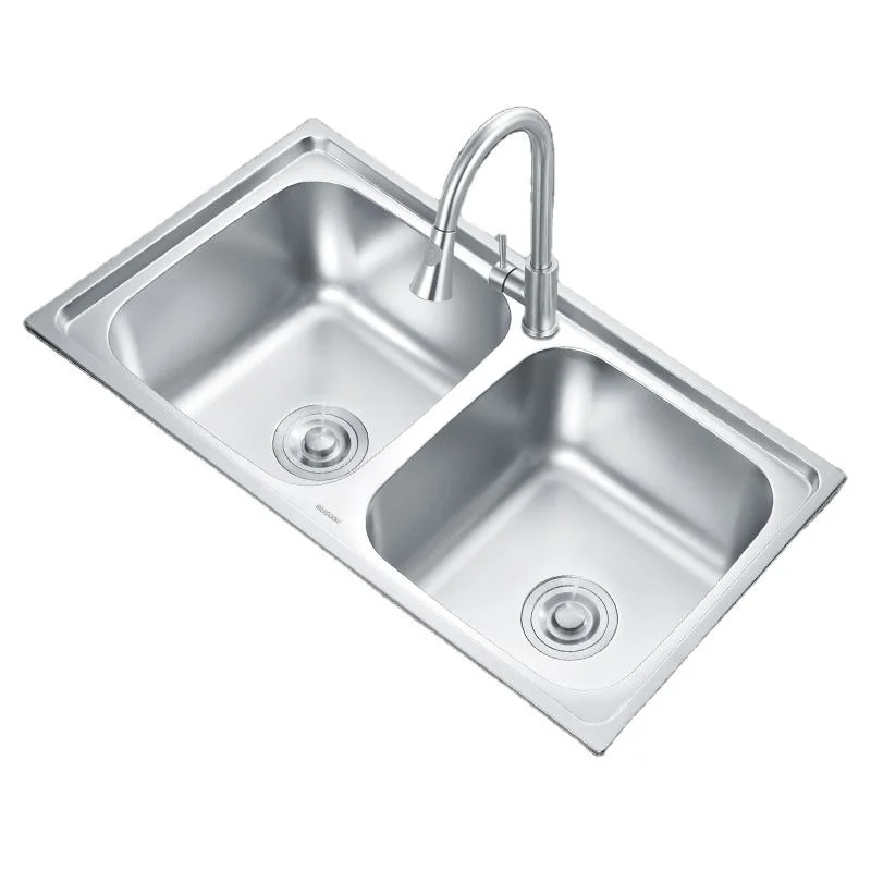 Brand Stainless Steel Double Bowl Farmhouse Kitchen Sinks