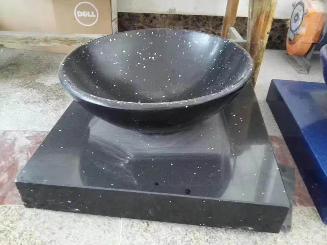 Artificial Stone Quartz Bathroom and Kitchen Stone Countertop Basin Vessel Sink