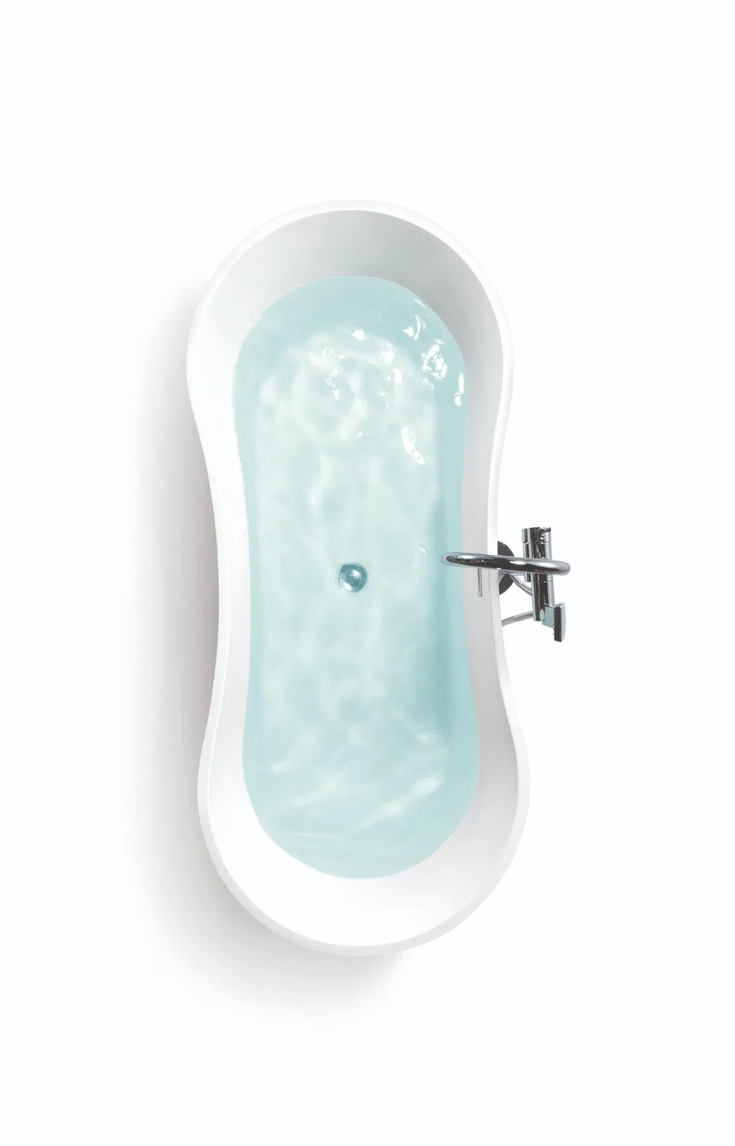 Freestanding Acrylic Solid Surface Bath Tub Outdoor Bathtubs Soaking Baths Hotel Bathroom