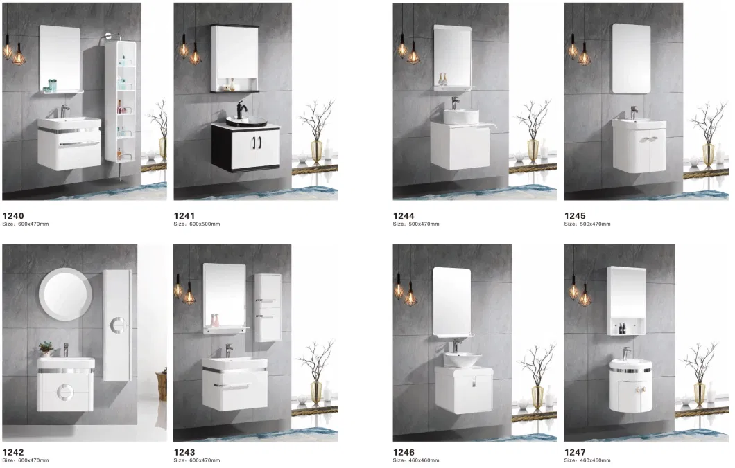 2022 Hot Sale New Wall Mounted Artificial Marble Bathroom Cabinet Modern Floating Bathroom Vanity with Mirror Bathroom Sink Cabinets