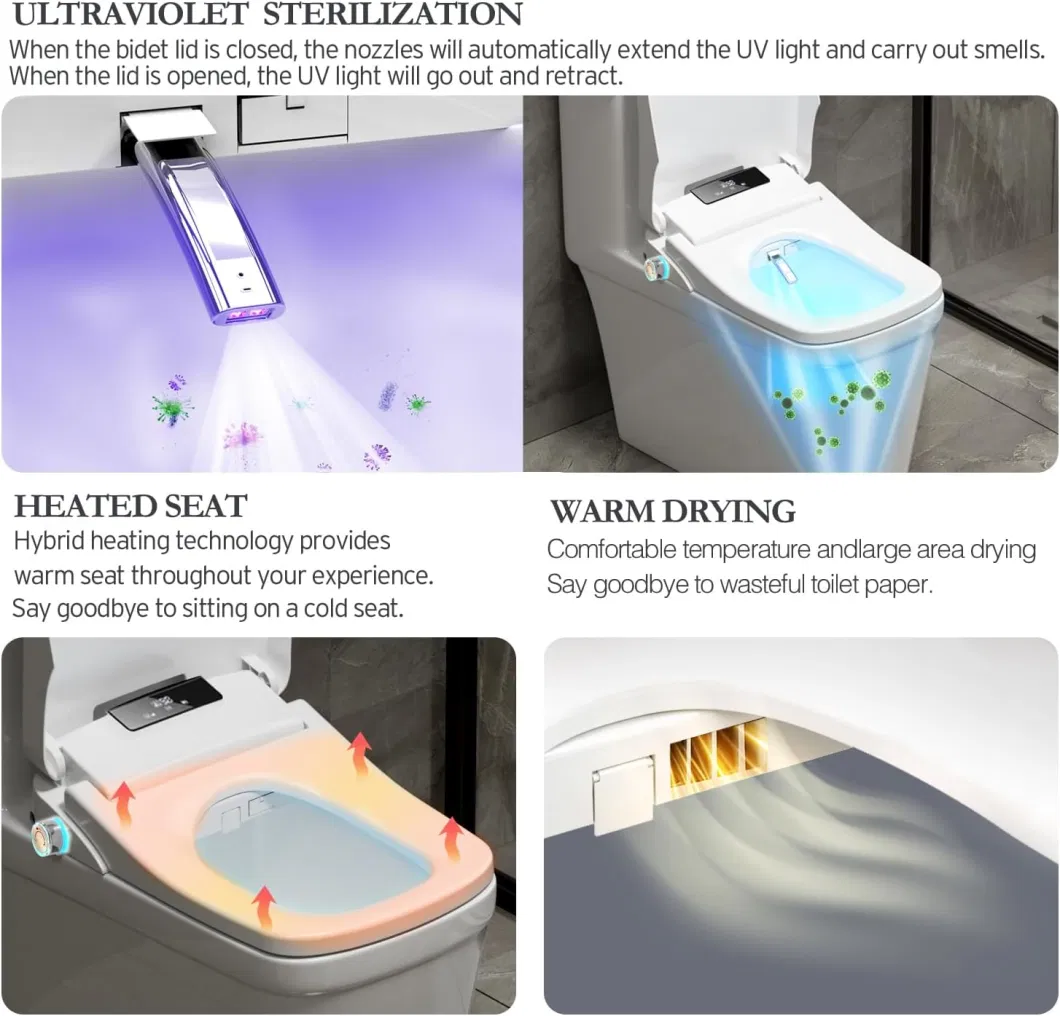 Smart Cover Can Bidet Seat Heating Drying