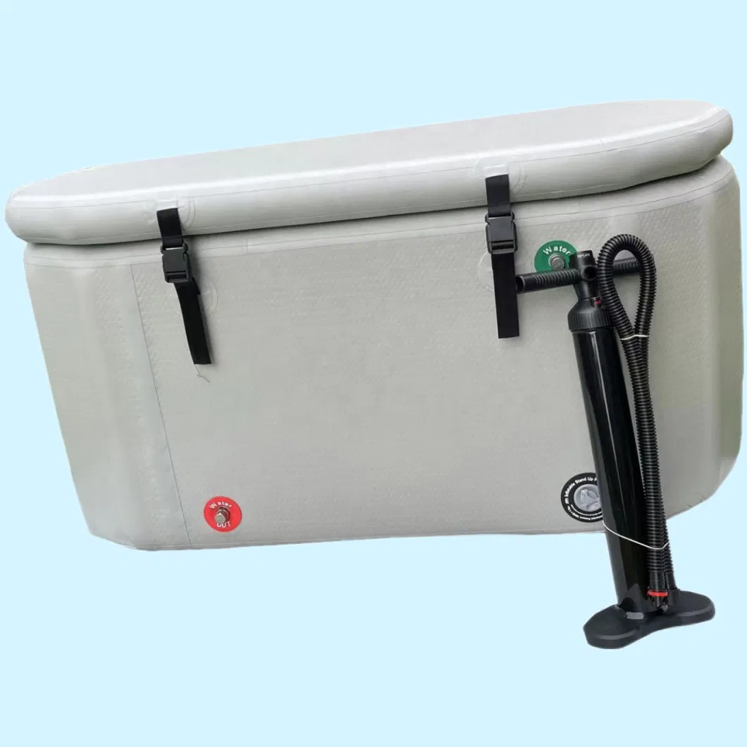 PVC Drip Stitch Fabric Sportsman Ice Bath Tub Home Cold Soaking Bucket