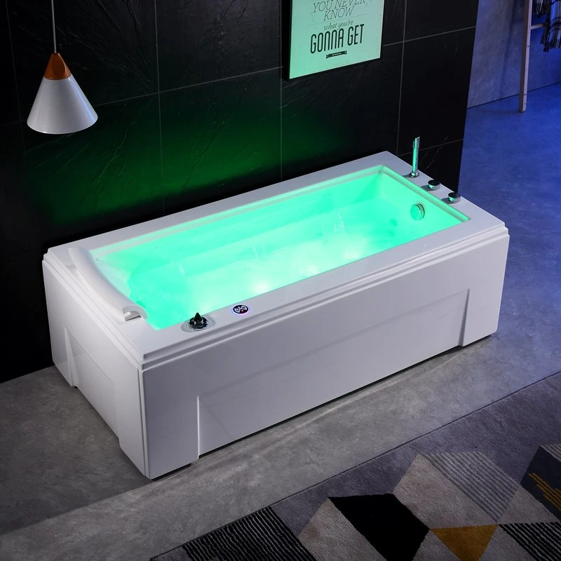 Export to Europe Standard Jacuzzy Bathtub with Jets Massage Big Waterfall
