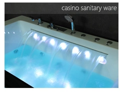 2 Person Whirlpool Acrylic Massage Bathtub Hotel Luxury Bath Freestanding Hydromassage