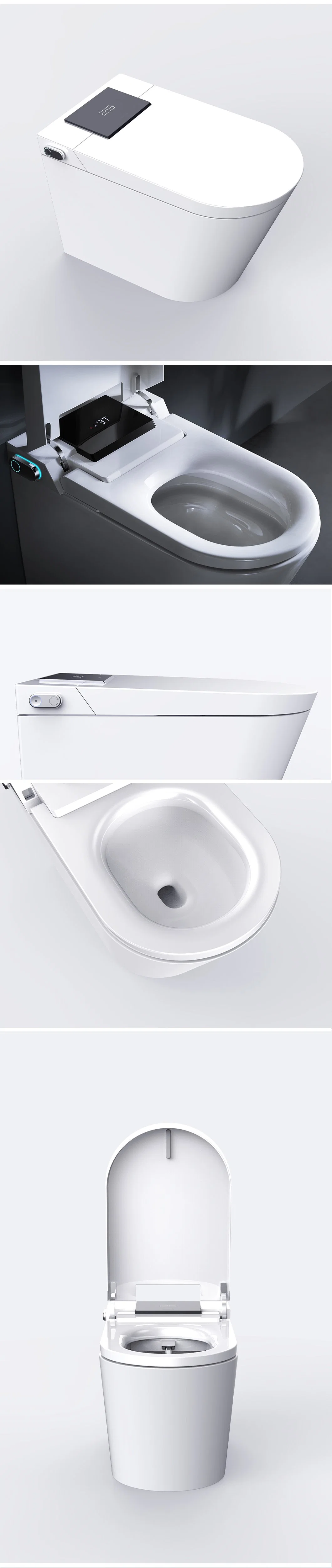 UL Approved Tankless All-in-One Machine Hydrocone Type Floor-Standing Smart Toilet Bidet