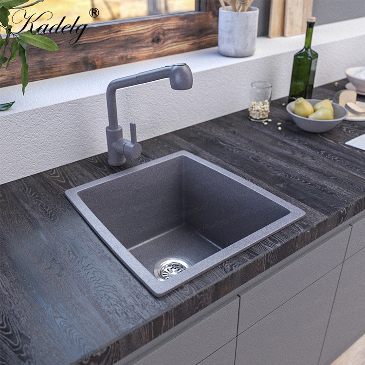 Trends 2021 Popular Quartz Composite 1 Bowl Kitchen Sink