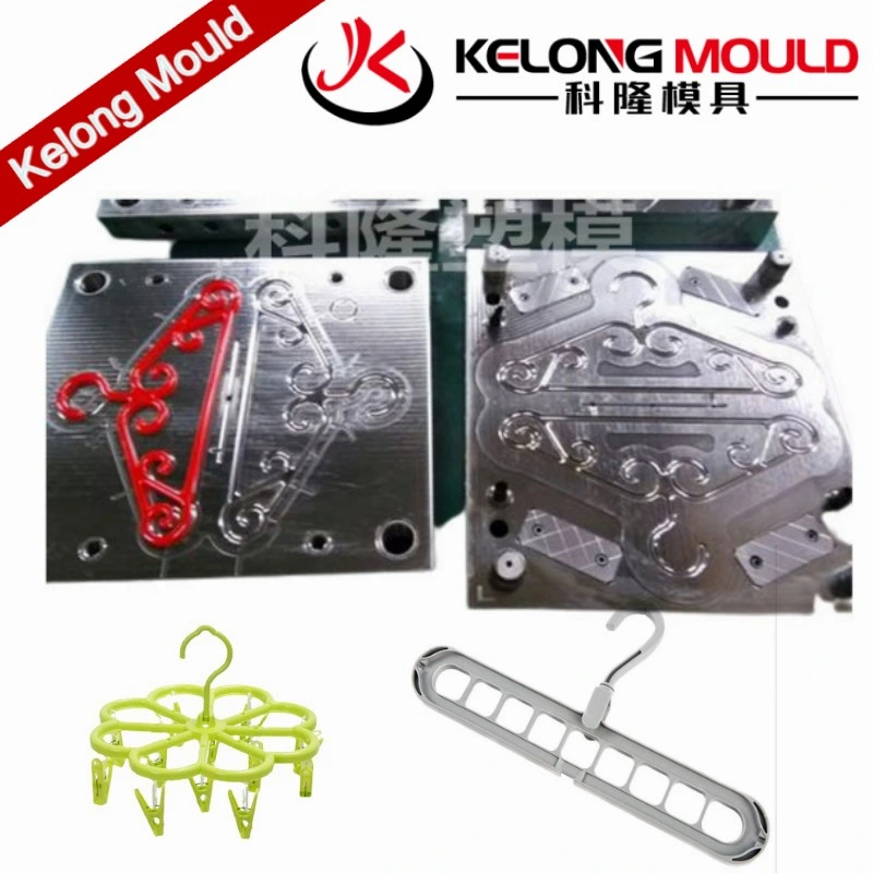 Multi Cavity Plastic Coat Hanger Mould Kelong Injection Mould Design