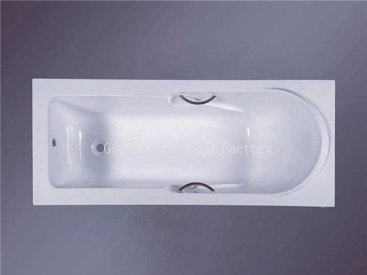 CE Modern Acrylic Freestanding Tub Jet Waterfall Massage Bathtub