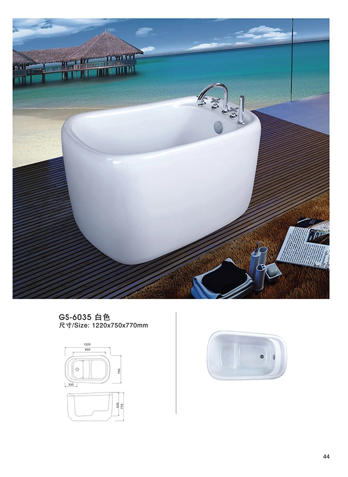 One People Acrylic Jacuzzi Whirlpool Bath Massage Tub Bathtub (6035)