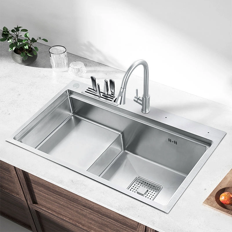 Stainless Steel Quartz Kitchen Sinks Topmount 304 Stainless Steel Kitchen Sink Capacity Standard Double Bowl Sinks