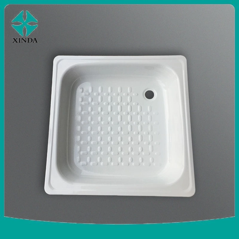 Bathroom Factory Wholesale Built-in Style Cheap Large Size Freestanding/Soaking Jacuzzi/Steel Plate Enamel Shower Tray Bathroom Tub with Handle