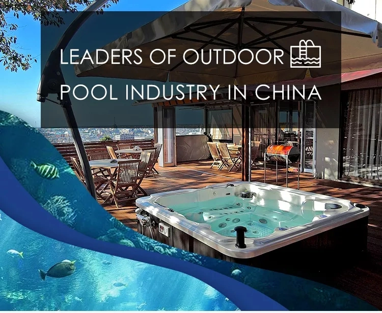 China Supply Price 4 Person Family Intex Chinese Hydro Sexy Bathtub Outdoor SPA Hot Tub Massage with Jacuzzi Al Aire Libre