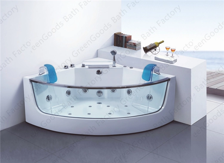CE Factory Price Discount Cheap Soaking Corner Two Person SPA Bath Tub Good Quality Full Body Massage Whirlpool Bathtubs