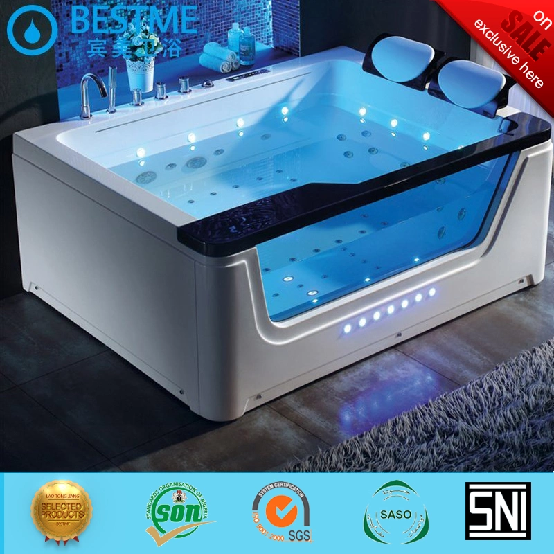 Bathroom Furniture Jacuzzi Bathtub with Air-Bubble Waterfall Design (BT-A1112)