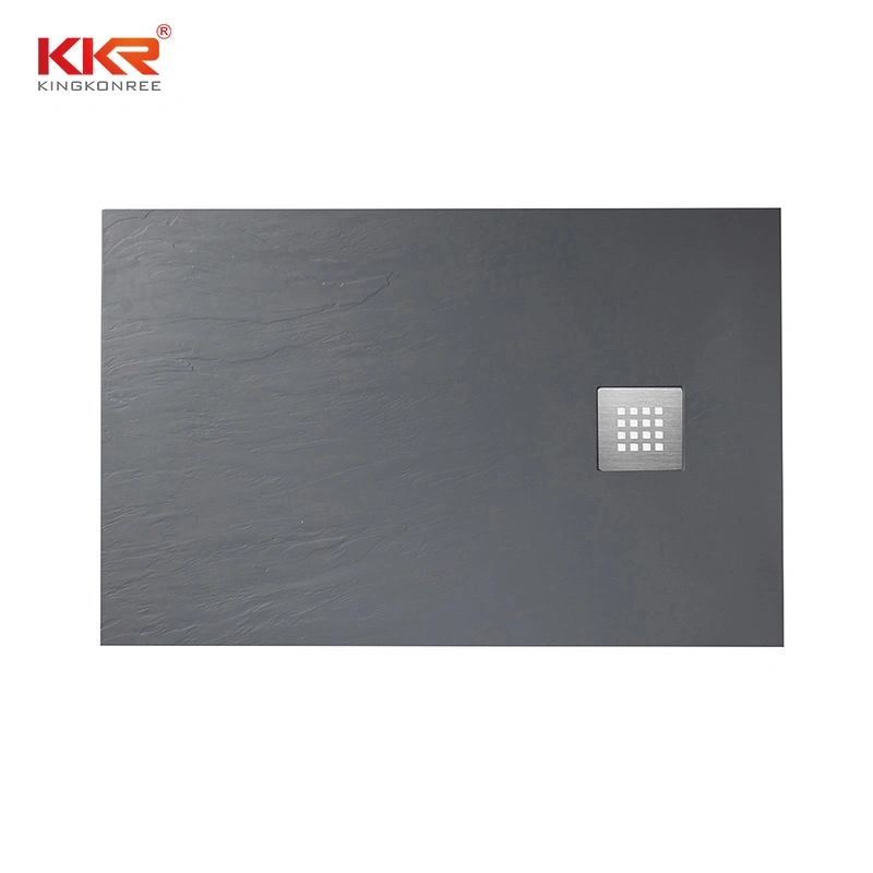 Kkr Hotel Project Solid Surface Stone Shower Tray Artificial Stone Base