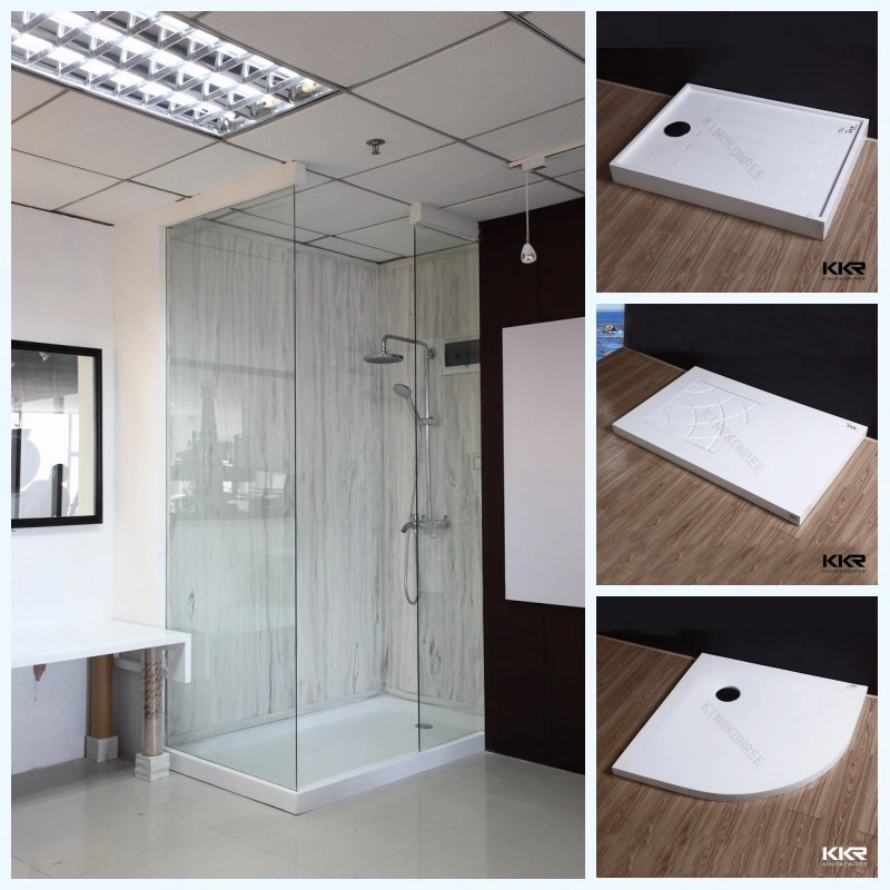 Best Quality Resin Stone Solid Surface Bathroom Marble Shower Base