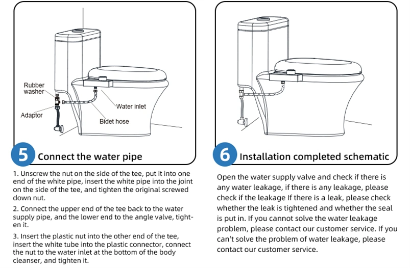 New Minimalist Bidet Toilet - Smart Non-Electric Shattaf Bidet with Vertical Spray, Butt/Feminine Cleaning Bathroom Women Washing Bidet Attachment