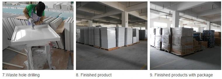 Sanitary Ware Ultralite Low Profile Ultra Series Rear Marbletrend Shower Base (ASMC1290-B)