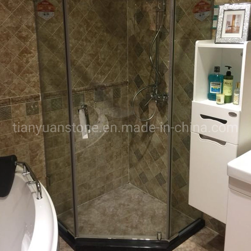 Natural Stone/Granite/Marble Bathroom Corner Bath Shower Base for Project