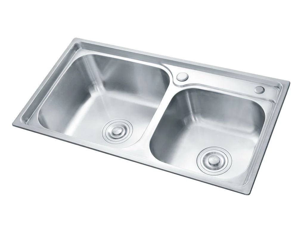 Brand Stainless Steel Double Bowl Farmhouse Kitchen Sinks