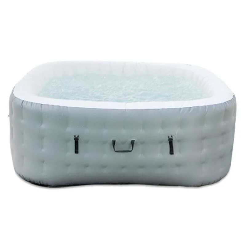 4-5 Persons Inflatable Hot Tub SPA Square Portable Bubble Jets Bathtub