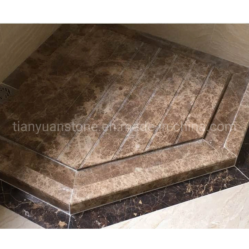 Marble Granite Stone Shower Base for Bathroom