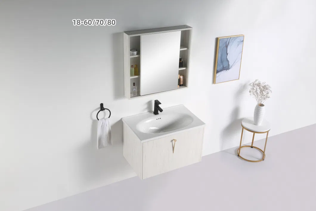 Bathroom Modern Design Style Wholesale Wooden Cabinets Furniture Basin Sink Mirrored Vanity Cabinet Equipment Price