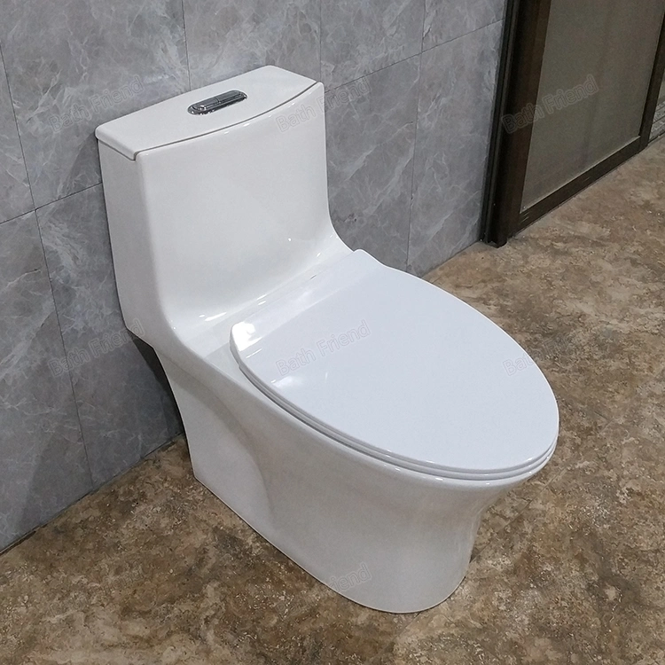 Hot Selling in Nepal Wc Toilet Sanitary Modern Design Easy Clean Ceramic 4D Siphon One Piece Toilet