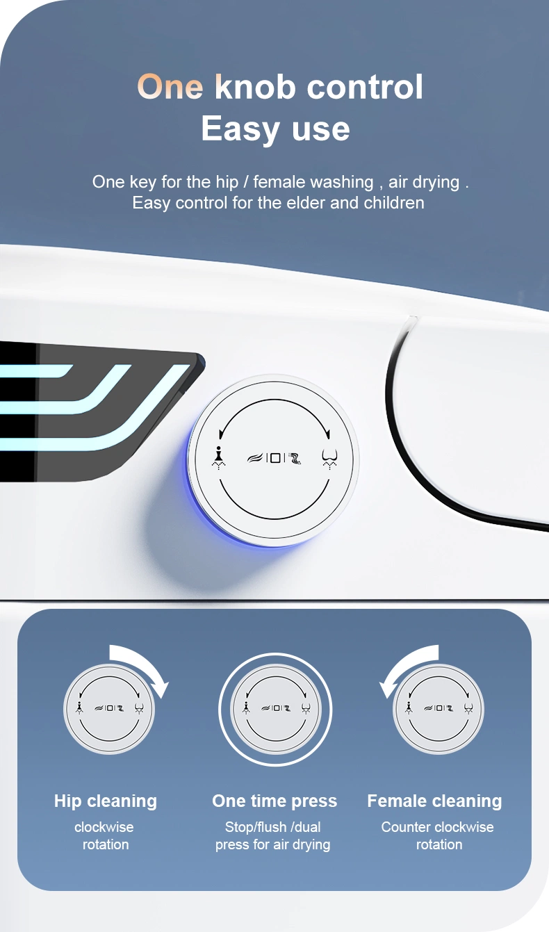 2023 Self Cleaning Sensor Smart Toilet Automatic Flush Remote Control Heated Inodoros Intelligent Toilet