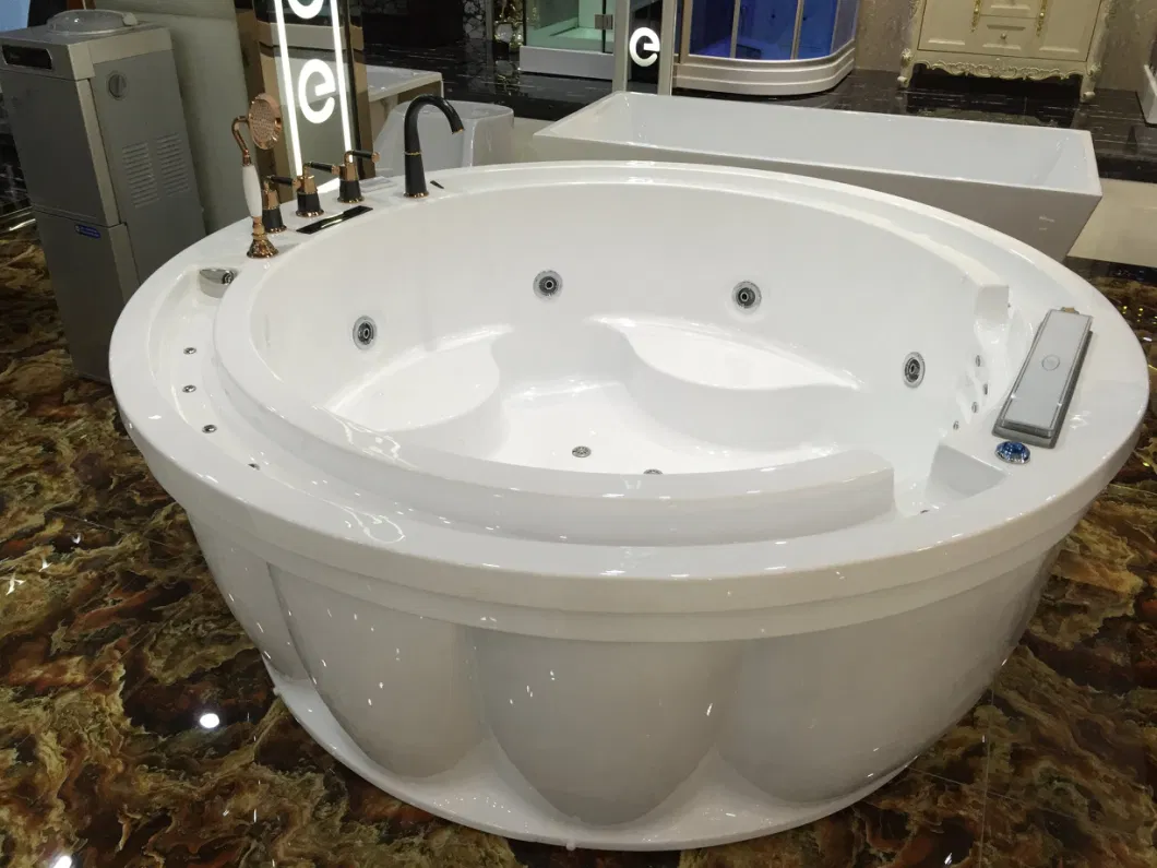 Bathtub Manufacturer Indoor Luxurious Jet Whirlpool Freestanding Acrylic Classic Massage Bathtub
