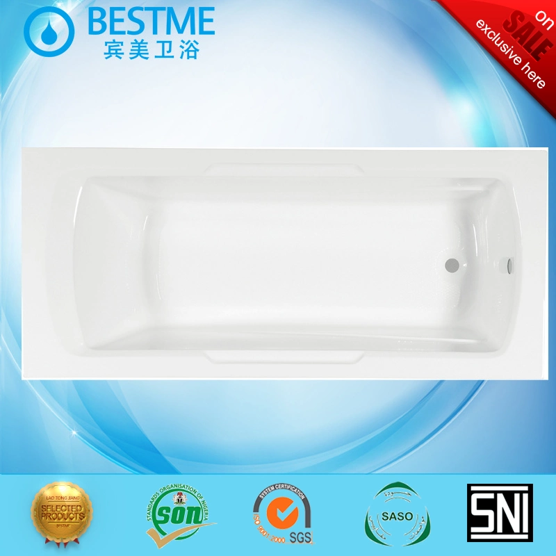 Comfortable Drop-in Drop-in Acrylic Bathtub for Bathroom Supplier (BT-G2002)