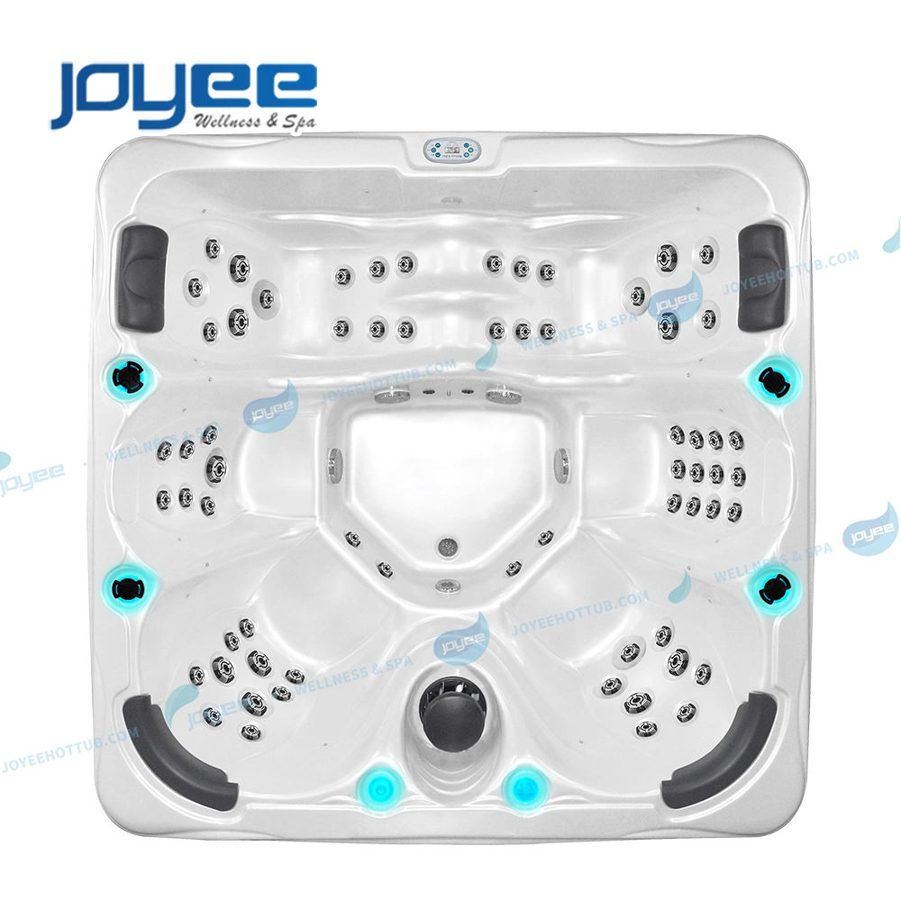 Joyee Cheap Economic Bathtub Whirlpool Massage SPA Outdoor Hot Tub for 5 6 Person