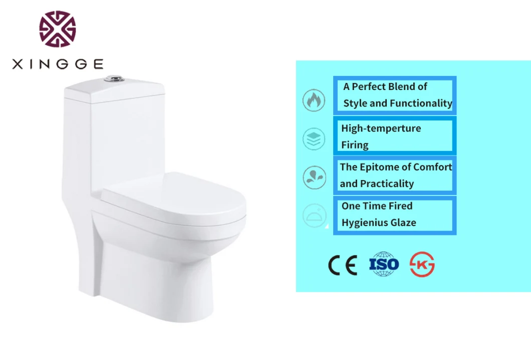 Hot- Sale Ceramic Sanitaryware Bathroom Furniture Water Closet One Piece Toilet