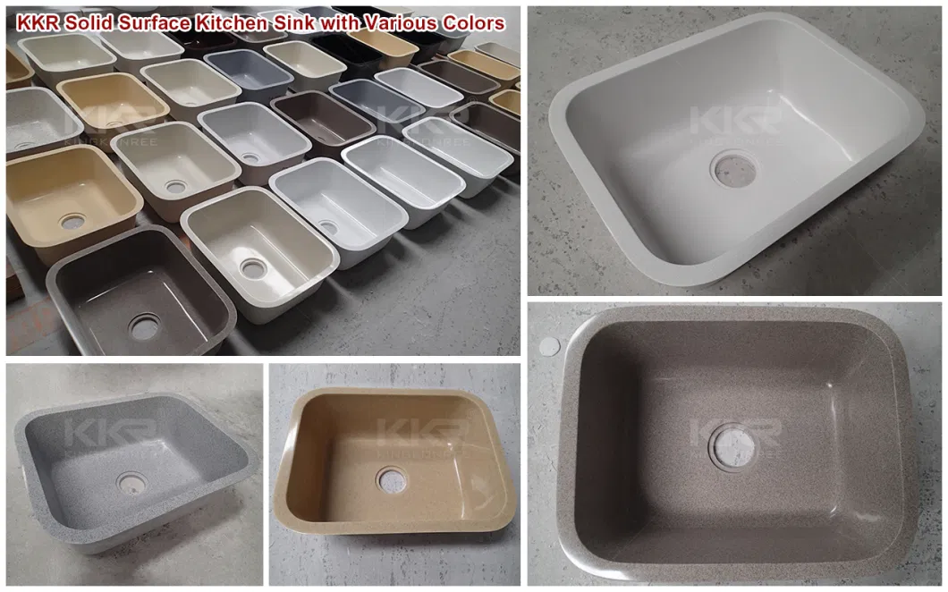 Solid Surface Resin Stone Undermount Kitchen Sink Price