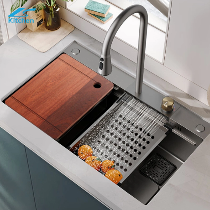 High Quality Home Kitchen Stainless Steel Handmade Custom Sink