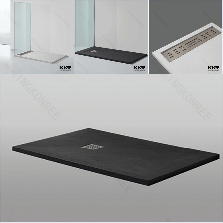 Stone Resin Bathroom Custom Acrylic Shower Base Tray