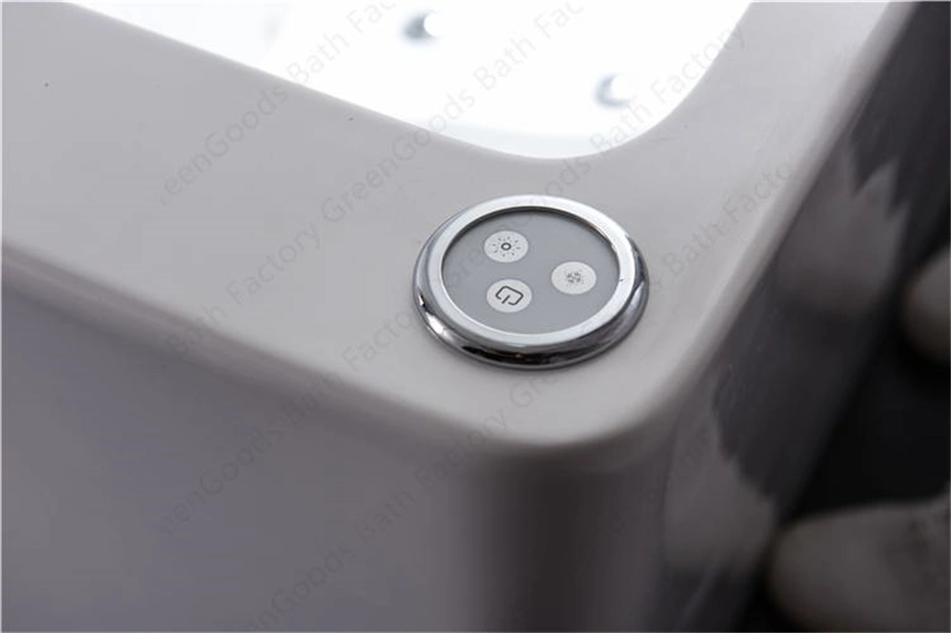 CE Foshan High Qualiti Sanitary SPA Free Standing Bath Tub Air Jets Whirlpool Massage Bathtub