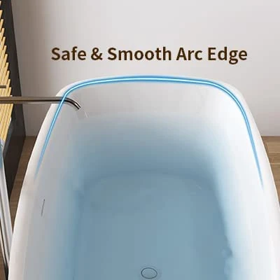 Home Decoration Price Discount Acrylic Freestanding Jacuzzi Bathtub SPA Hot Bath Tub