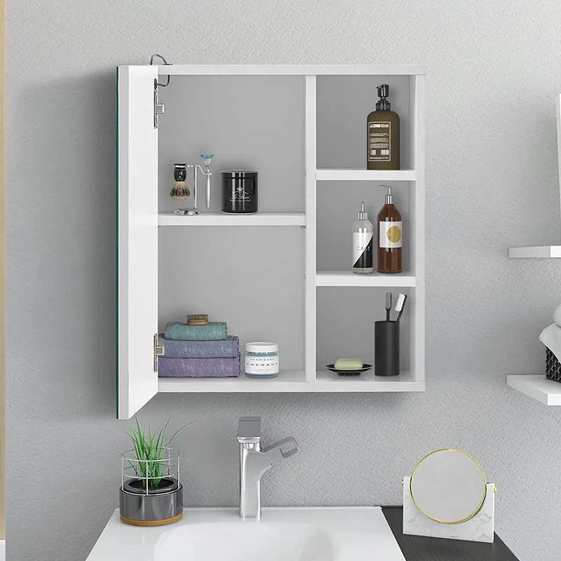 Bathroom Mirror Cabinet with LED Lights Wall Mounted Bathroom Mirror Storage Cabinet