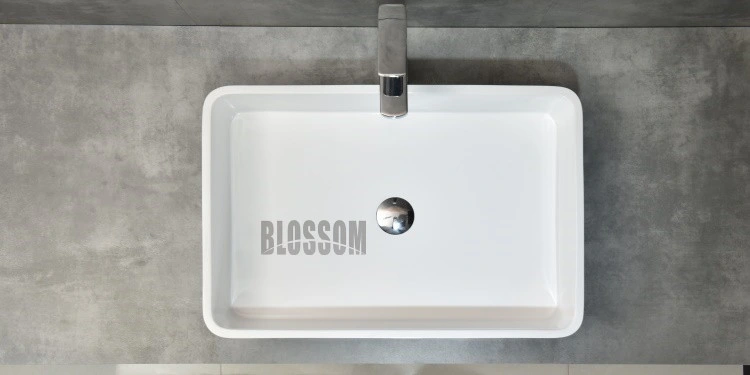 Wholesale Acrylic Resin Cabinet Bathroom Vanity Stone Counter Top Lavabo Art Washing Basin