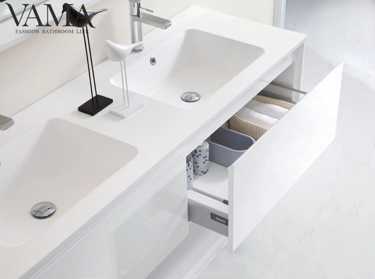 Vama 1600mm Large Size Wall Mounted Modern Bathroom Vanities Furniture 801160