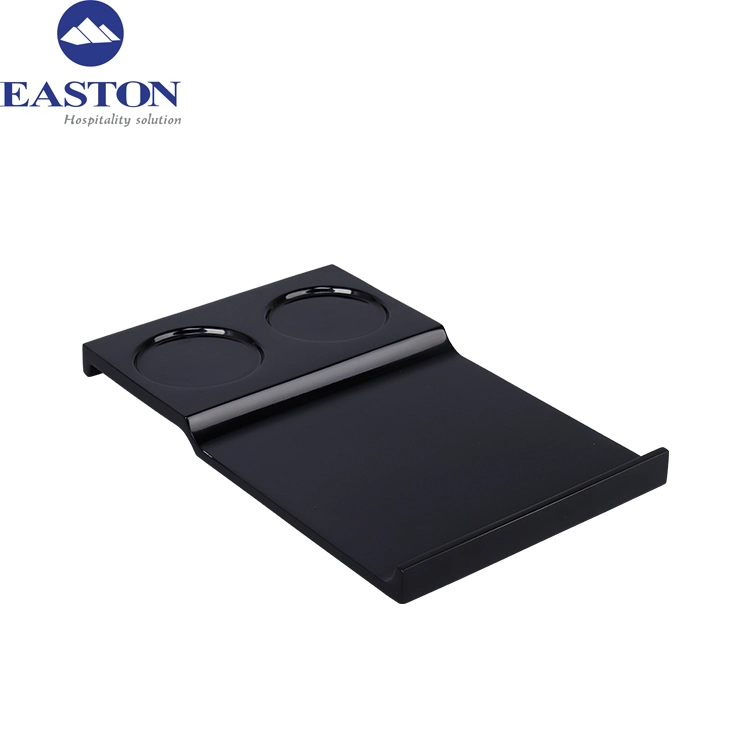 Bathroom Black Resin Amenities Tray