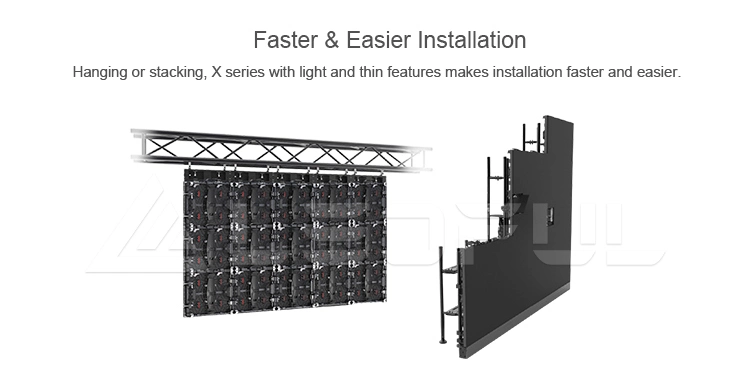 Pitch 4.81 P4.81 LED Waterproof Screen Panel Cabinet P4.81 Die Casting Aluminum Video Wall