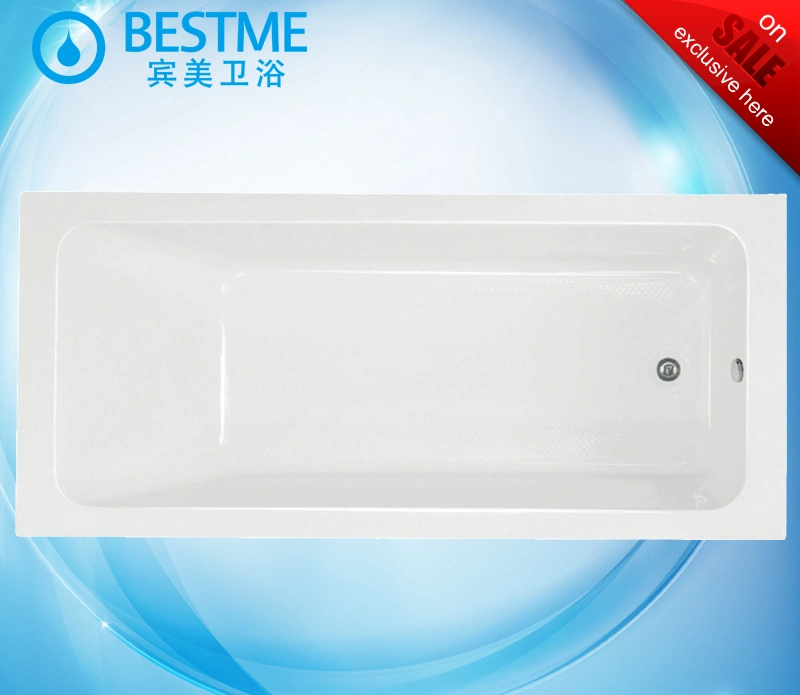 Hot Sale Popular Bathroom Built-in Drop-in Acrylic Bathtub (Bt-G2005)