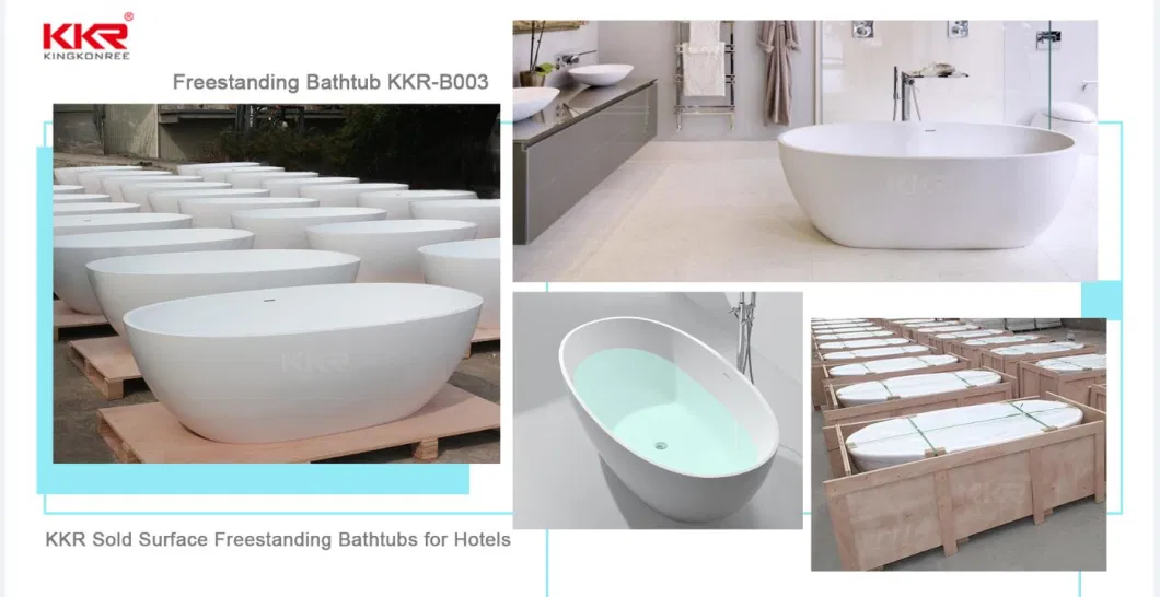 Modern Square Bath Tub Freestanding Bath for Hotel Project